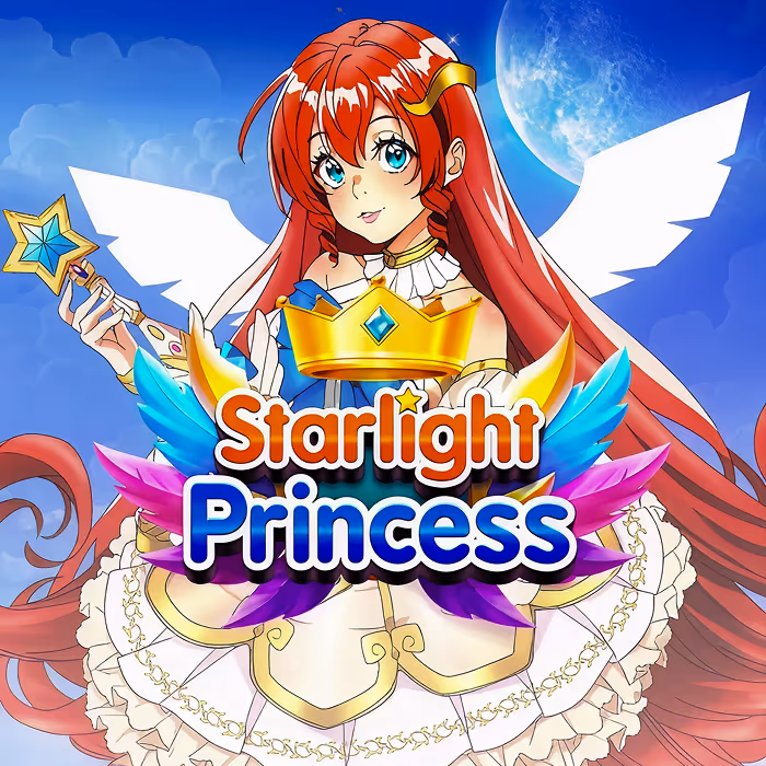 Starlight Princess -anime-teemapeli taikuriprinsessahahmolla ja cluster pays -mekaniikalla